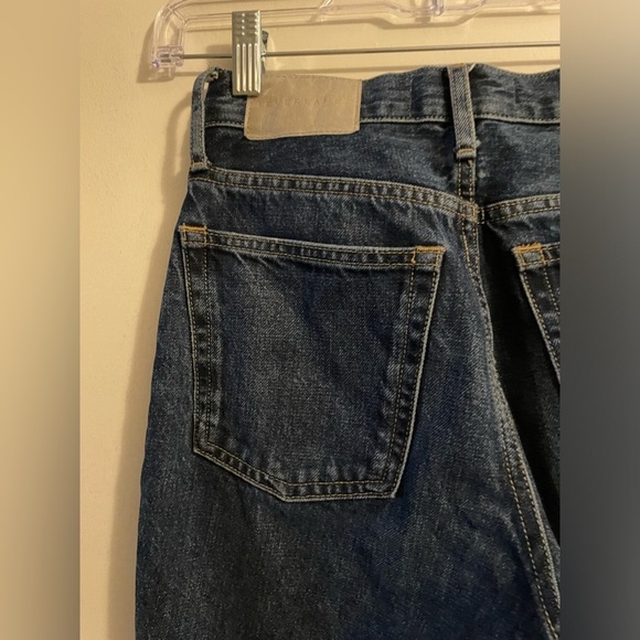 Everlane The 90’s Way High Jeans Vintage Indigo Button Fly Size 23 Regul… - Picture 10 of 15